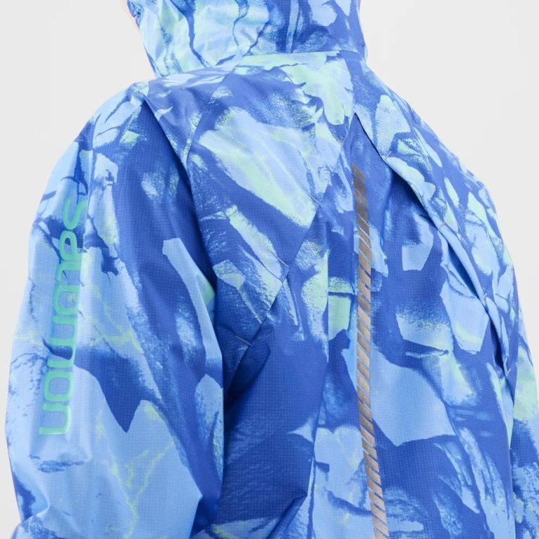 Chaquetas Shell Salomon Bonatti Impermeables Mujer Azules | MX FYMH374
